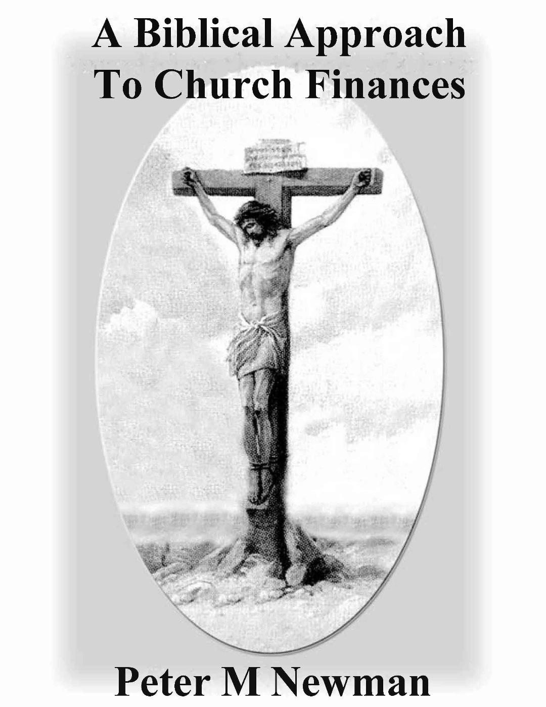 A Biblical Approach To Church Finances